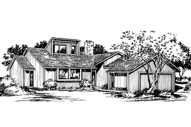 House Plan Design - Contemporary Exterior - Front Elevation Plan #320-797
