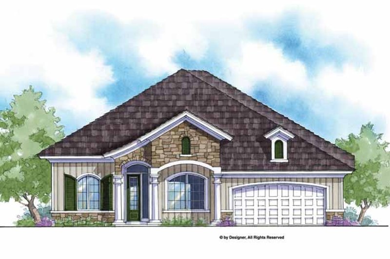 Home Plan - Country Exterior - Front Elevation Plan #938-57