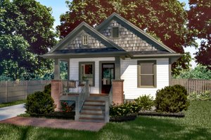 Craftsman Exterior - Front Elevation Plan #79-101