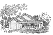 Craftsman Style House Plan - 2 Beds 2 Baths 1182 Sq/Ft Plan #929-460 