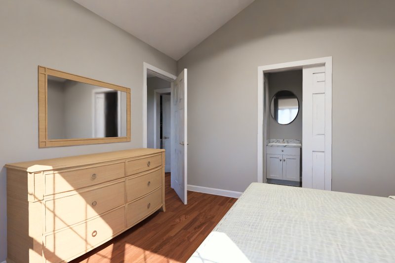 Dream House Plan - Interior - Master Bedroom 2 for Cottage House Plan #513-2443 - 1 bed, 1 bath