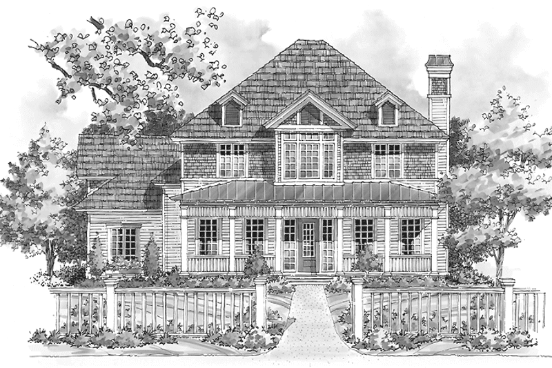 Home Plan - Exterior - Front Elevation 3 for Victorian House Plan #930-210 - 3 bed, 2.5 bath