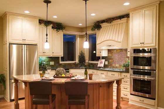 Interior - Kitchen for Craftsman House Plan #56-588 - 4 bed, 3.5 bath