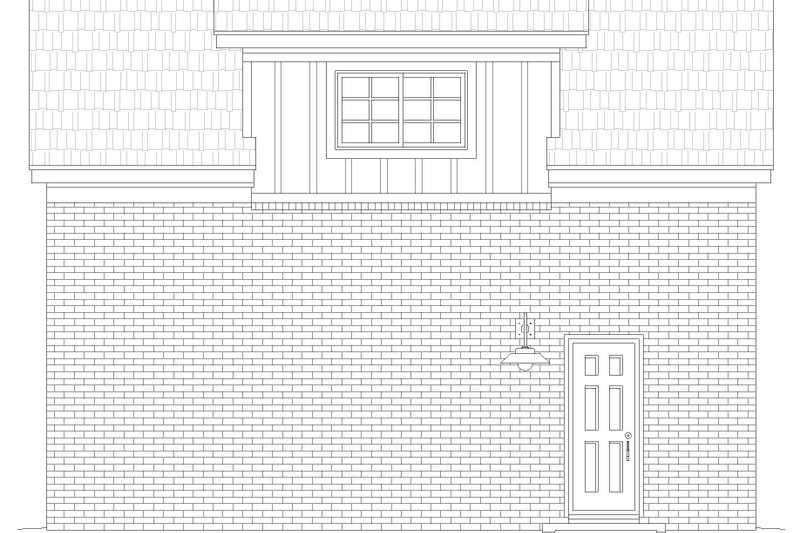 Home Plan - Exterior - Other Elevation for Modern House Plan #932-899, 0 bath