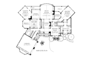 European Style House Plan - 4 Beds 4.5 Baths 4547 Sq/Ft Plan #929-894 