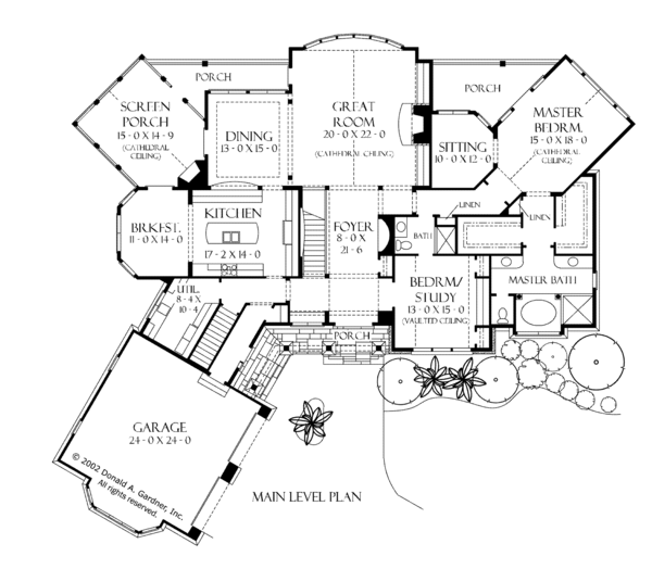 Home Plan - European Floor Plan - Main Floor Plan #929-894