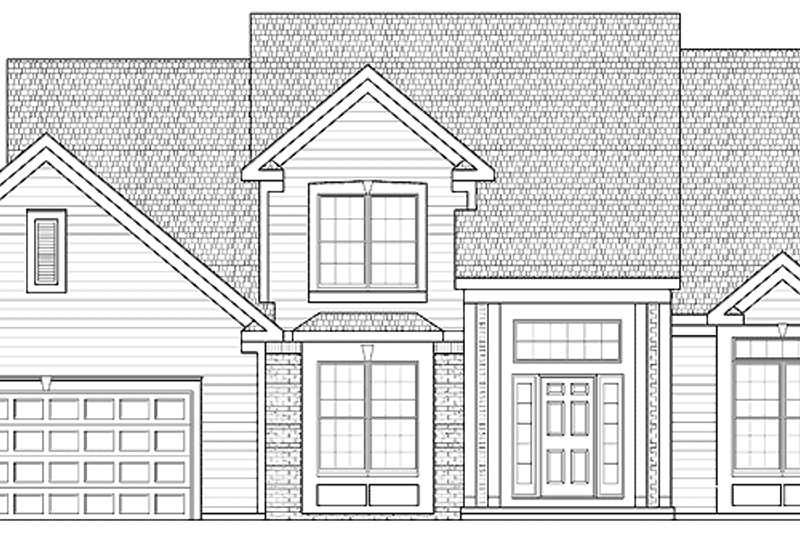 Architectural House Design - Traditional Exterior - Front Elevation Plan #328-360