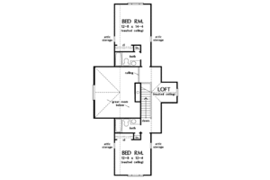 Floor Plan - Upper Floor for Country House Plan #929-762 - 3 bed, 3.5 bath