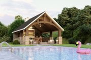 Contemporary Style House Plan - 0 Beds 0 Baths 816 Sq/Ft Plan #1064-333 