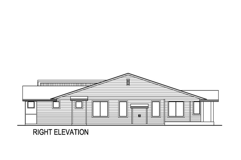 Contemporary Style House Plan - 3 Beds 2 Baths 2087 Sq/Ft Plan #569-74 ...