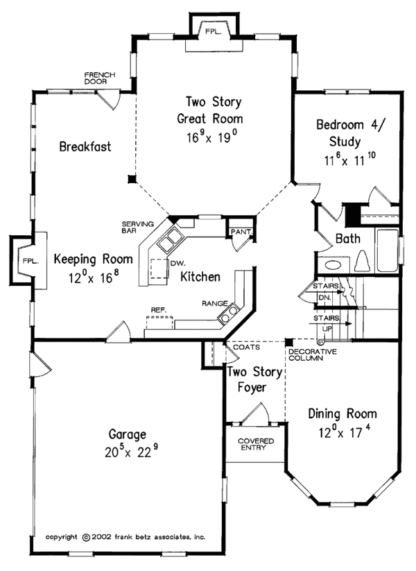 Dream House Plan - Country Floor Plan - Main Floor Plan #927-846