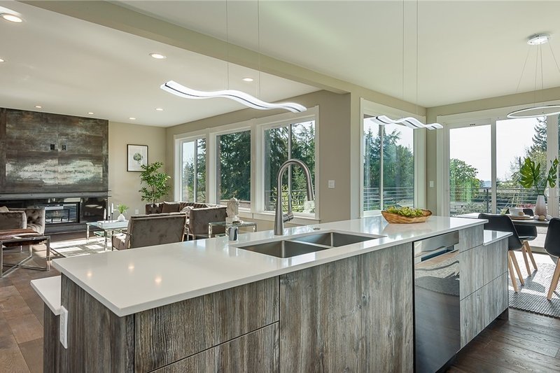 Architectural House Design - Interior - Kitchen 2 for Modern House Plan #1066-67 - 4 bed, 3.5 bath