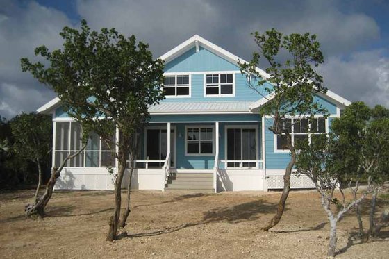 Exterior - Rear Elevation for Country House Plan #928-177 - 5 bed, 4 bath