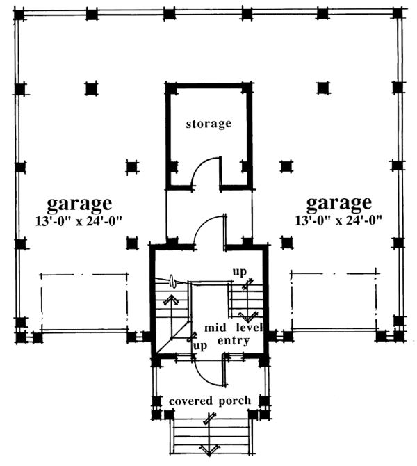Home Plan - Country Floor Plan - Lower Floor Plan #930-63