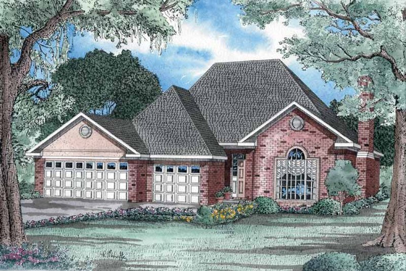 Dream House Plan - Country Exterior - Front Elevation Plan #17-2707