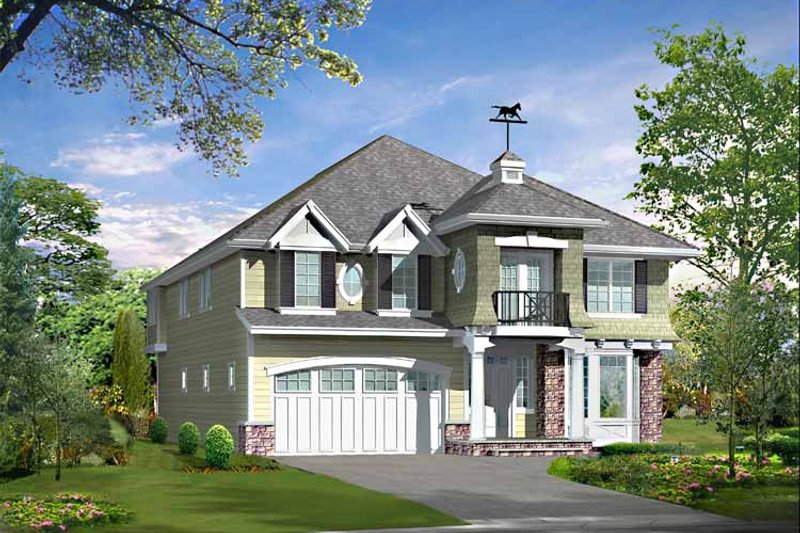 Home Plan - Craftsman Exterior - Front Elevation Plan #132-421