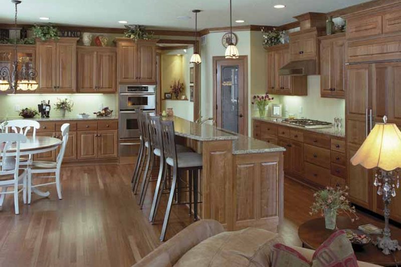 Dream House Plan - Interior - Kitchen for European House Plan #51-638 - 2 bed, 2.5 bath