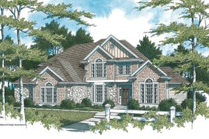 Traditional Exterior - Front Elevation Plan #48-159