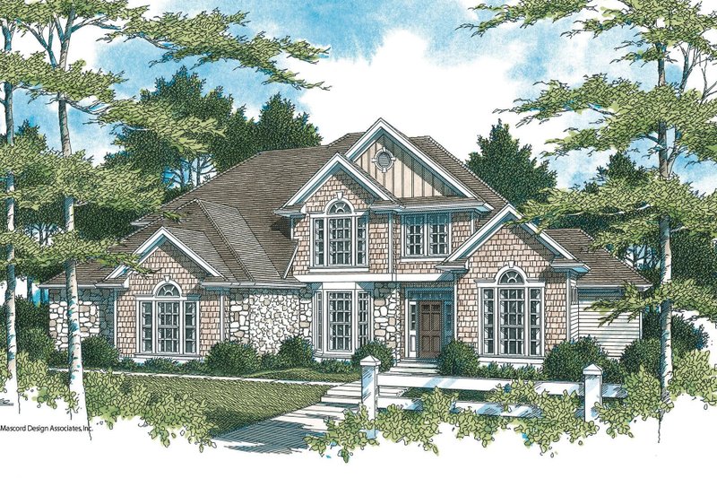 Traditional Style House Plan - 3 Beds 2.5 Baths 2803 Sq/Ft Plan #48-159