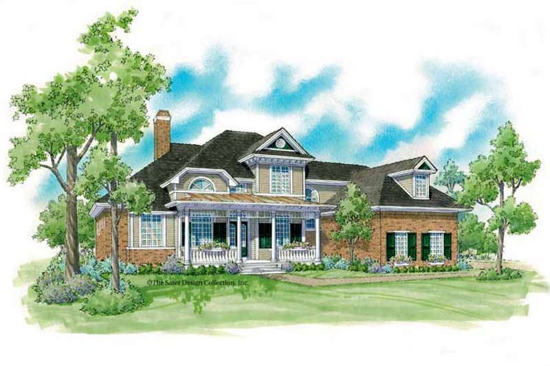 Architectural House Design - Country Exterior - Front Elevation Plan #930-229
