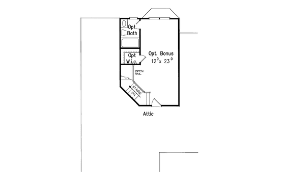 Floor Plan - Other Floor for Country House Plan #927-721 - 3 bed, 2 bath