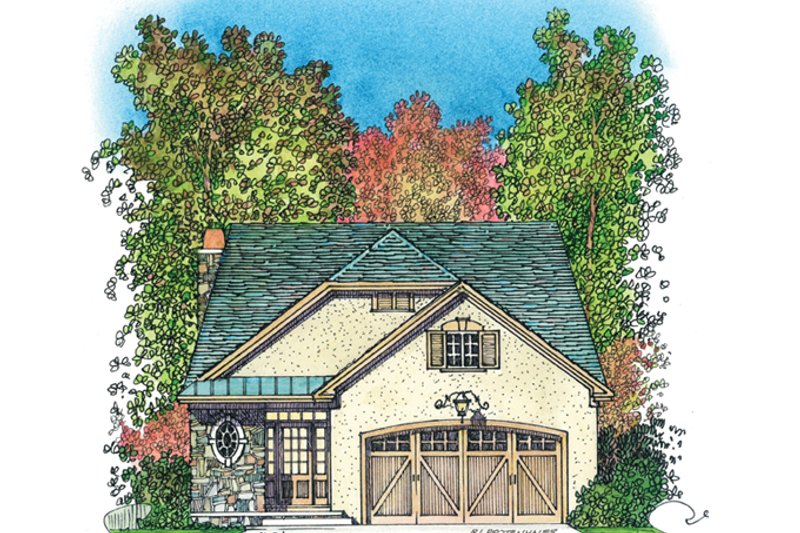 Home Plan - Exterior - Front Elevation 3 for Country House Plan #1016-110 - 3 bed, 2.5 bath