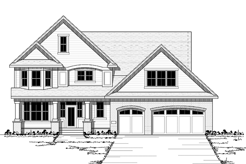 Dream House Plan - Traditional Exterior - Front Elevation Plan #51-667