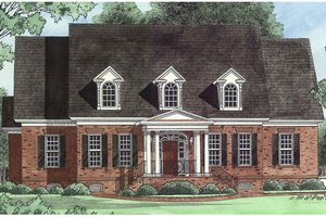 Traditional Exterior - Front Elevation Plan #1054-20