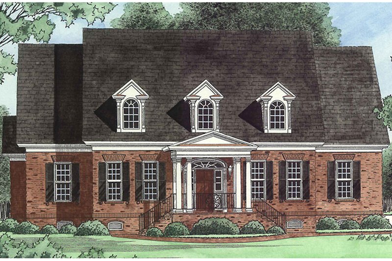 Traditional Style House Plan - 4 Beds 5.5 Baths 4610 Sq/Ft Plan #1054-20