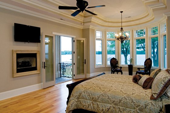 European Interior - Master Bedroom Plan #929-895
