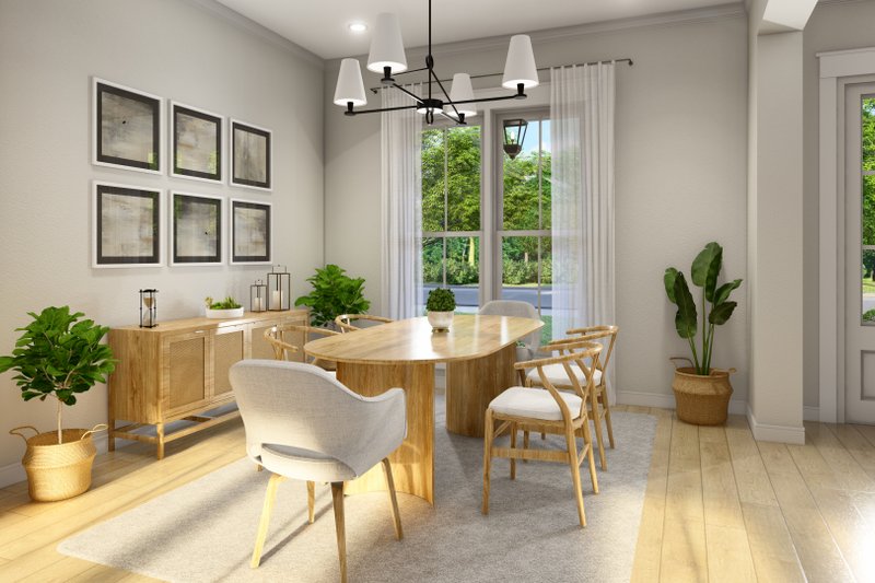 Dream House Plan - Interior - Dining Room for Farmhouse House Plan #430-261 - 3 bed, 2.5 bath