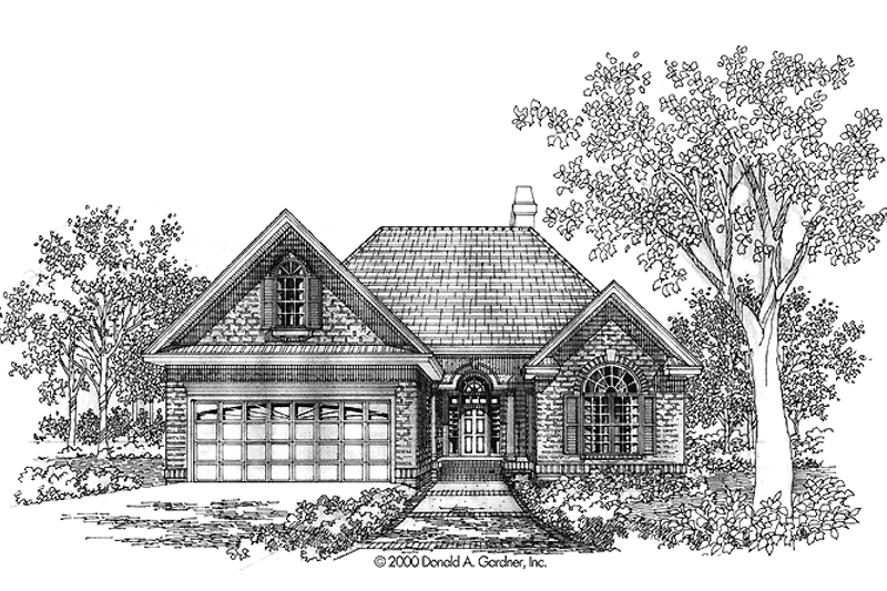 House Plan Design - Ranch Exterior - Front Elevation Plan #929-581