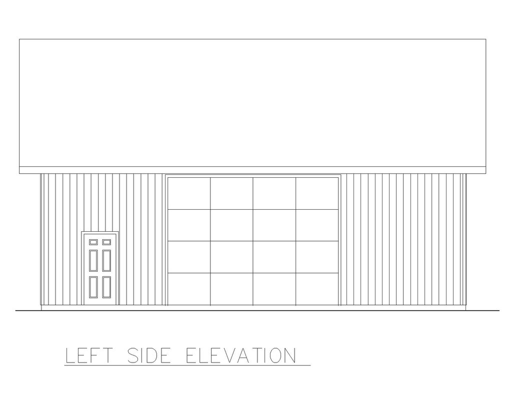 Exterior - Other Elevation for Traditional House Plan #117-260, 0 bath