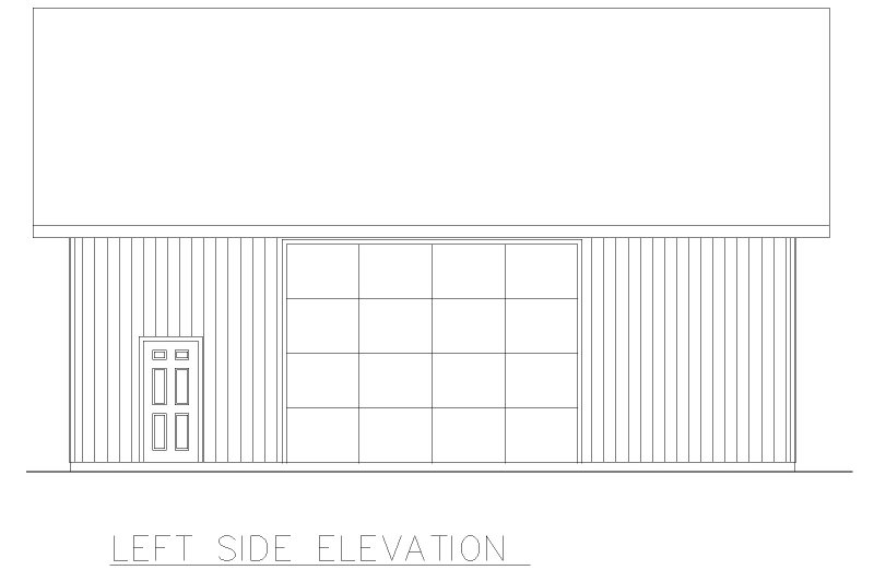 Home Plan - Exterior - Other Elevation for Traditional House Plan #117-260, 0 bath