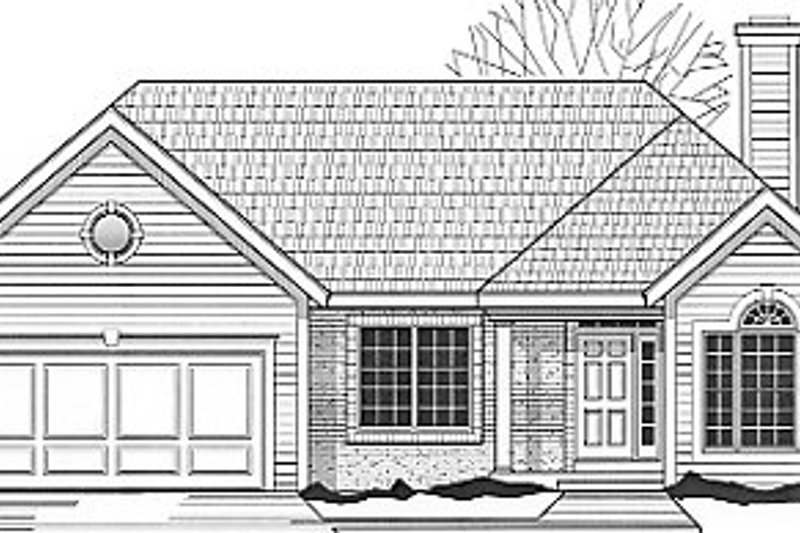 Traditional Style House Plan - 3 Beds 2 Baths 1754 Sq/Ft Plan #67-672