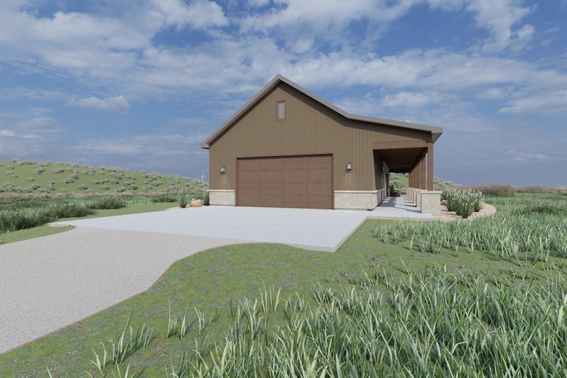 House Blueprint - Farmhouse Photo Plan #1069-25