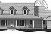 Traditional Style House Plan - 3 Beds 2 Baths 2709 Sq/Ft Plan #67-788 