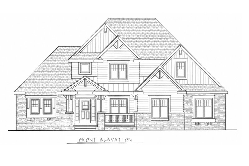 House Plan Design - Exterior - Front Elevation 5 for Traditional House Plan #20-1867 - 3 bed, 3 bath