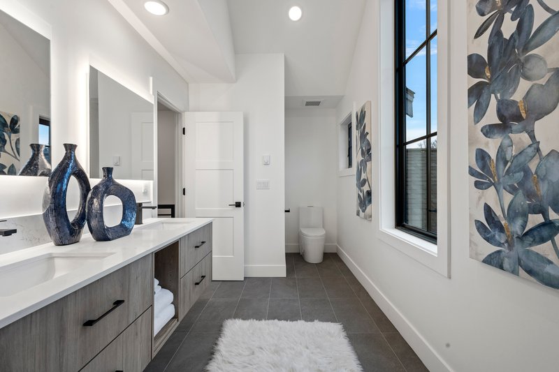 Architectural House Design - Interior - Bathroom 1 for Contemporary House Plan #1070-244 - 3 bed, 2.5 bath