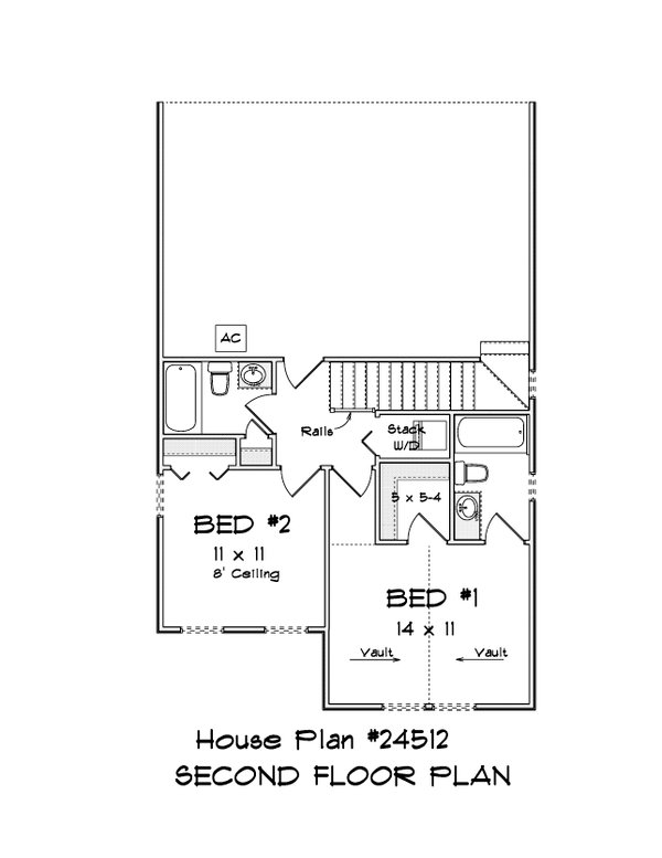 Dream House Plan - Cottage Floor Plan - Upper Floor Plan #513-2305