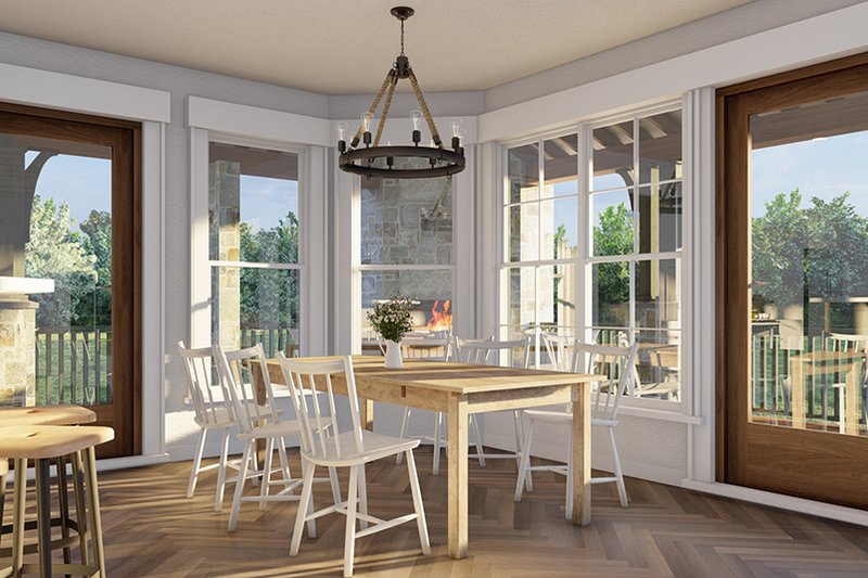 Dream House Plan - Interior - Dining Room for Craftsman House Plan #17-3336 - 3 bed, 2 bath