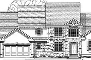 Traditional Exterior - Front Elevation Plan #67-697