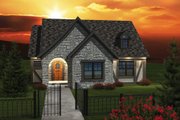 Cottage Style House Plan - 2 Beds 1.5 Baths 1398 Sq/Ft Plan #70-1074 