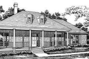 Traditional Exterior - Front Elevation Plan #30-177
