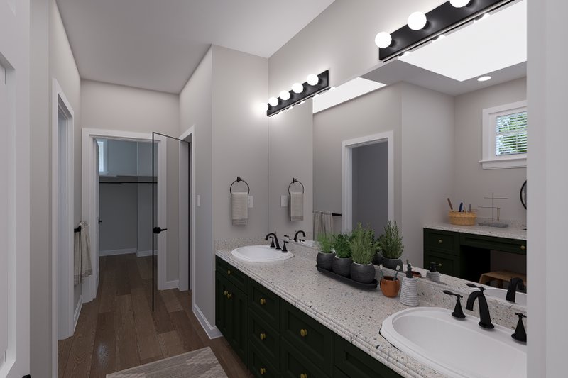 Architectural House Design - Interior - Master Bathroom for Craftsman House Plan #1060-496 - 3 bed, 2.5 bath