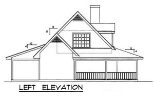 Exterior - Other Elevation for Country House Plan #40-103 - 3 bed, 2 bath
