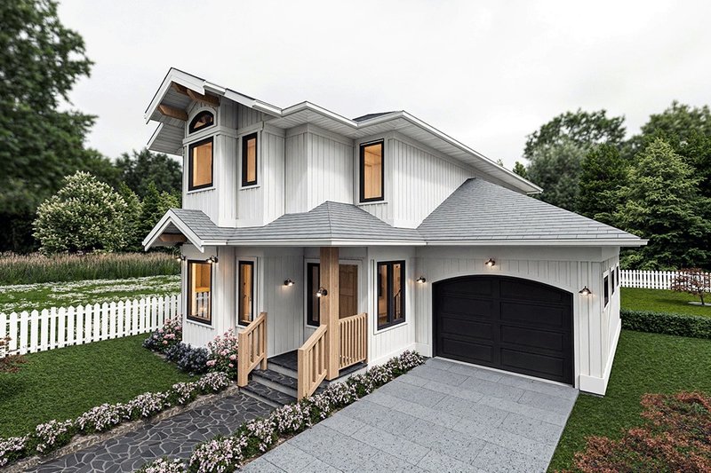 House Blueprint - Exterior - Other Elevation for Country House Plan #1101-46 - 2 bed, 2.5 bath