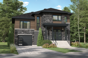 Contemporary Style House Plan - 3 Beds 1 Baths 1703 Sq/Ft Plan #25-4978 