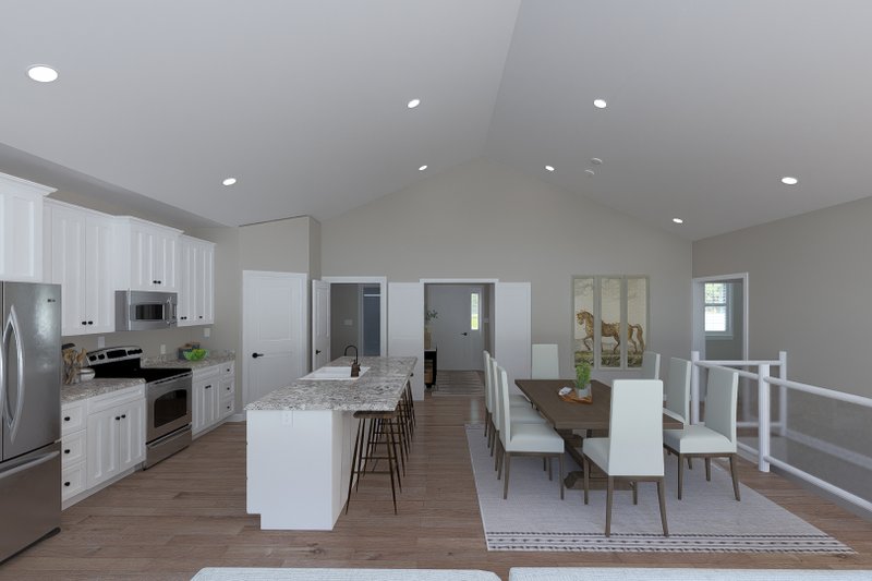 House Blueprint - Interior - Kitchen for Farmhouse House Plan #1060-389 - 3 bed, 2 bath