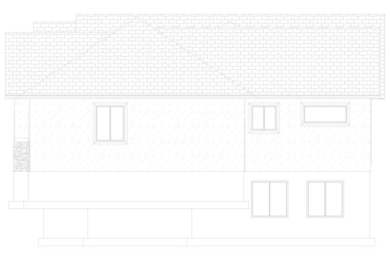 Architectural House Design - Exterior - Other Elevation 1 for Craftsman House Plan #1060-266 - 2 bed, 2 bath